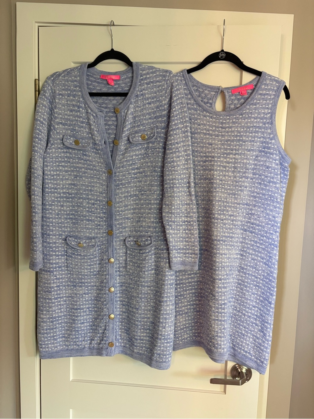 Lilly Pulitzer Baneberry Knit Dress & Cardigan Set - Lark Lilac Metallic Marl